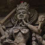 Goddess Chamunda form worshipped using the Chamunda mantra.