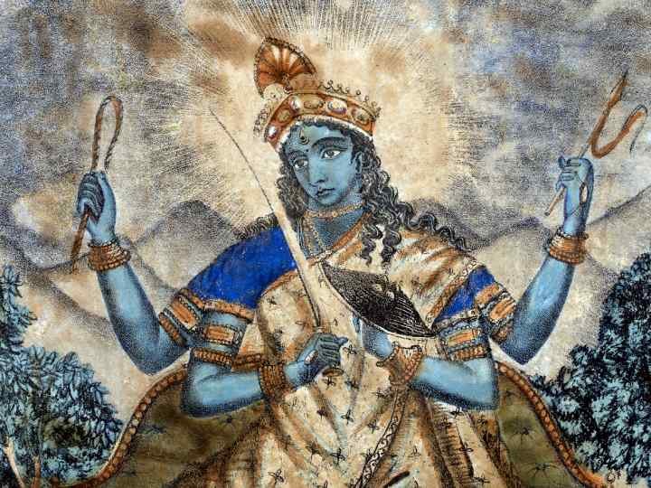 Goddess Matangi or Sri Raja Matangi