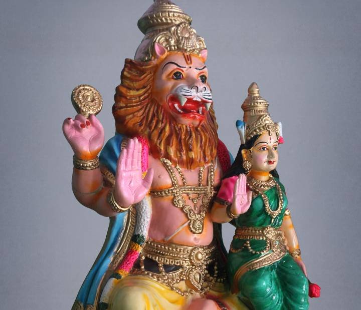 Lord Lakshmi Narasimha - Lakshmi Narasimha Mantra.