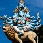 Heramba Ganapati Mantra - Lord Sri Heramba Ganapati Statue