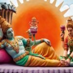 Lord Vishnu as described in Shantakaram Bhujagashayanam Sloka