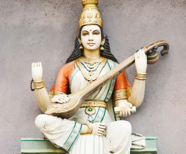 Goddess Saraswati Beej Mantra - Goddess Saraswati Statue