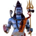 Shiva Shlokas - huge Lord Shiva statue in temple vicinity.
