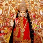 Durga Beej Mantra - Goddess Durga Statue in a Temple.