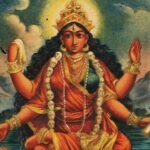 Bhairavi Mantra to worship Goddess Bhairavi - Art Print of Goddess Bhairavi