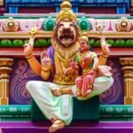 Lord Lakshmi Narasimha Statue - Lakshmi Narasimha Sloka.