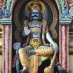 Lord Shani statue - Shani Gayatri Mantras
