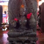 Lord Shukra statue in a navagraha mandapa - Shukra Gayatri Mantra