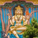 Dakshinamurthy Mantras - Lord Dakshinamurthy Statue in a Ashram